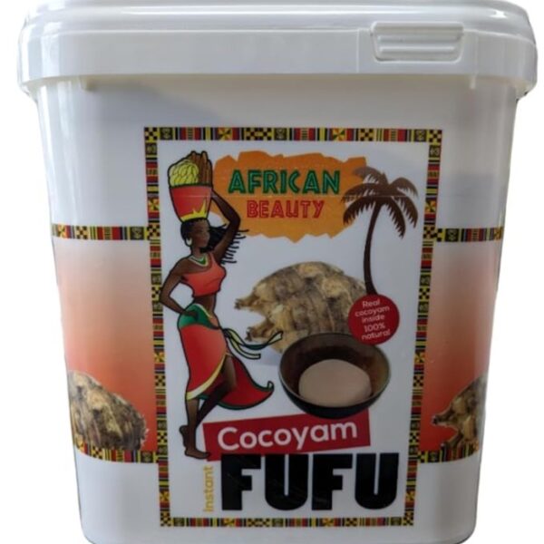 African Beauty Cocoyam Fufu