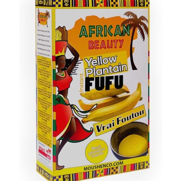 African Beauty Yellow Plantain Fufu