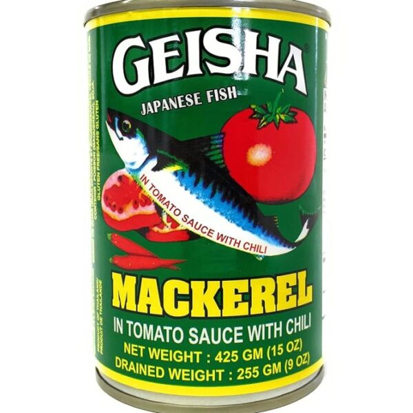 Geisha Mackerel in Tomato Sauce with Chili, 425g