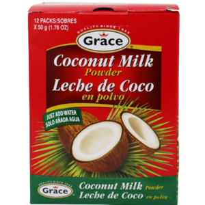 Grace Sobre de leche de coco en polvo, 1.76 onzas (paquete de 12)